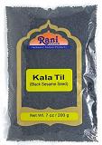 Rani Sesame Seeds Whole Black, Raw (Kala Till) 7oz (200g) ~ All Natural | Gluten Free Ingredients | NON-GMO | Vegan | Indian Origin