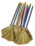 Caravelle Choi Bong Co Vietnam Hand Made Straw Soft Broom w/ Colored Handle -1pc Caravelle Choi Bong Co Vietnam Hand Made Straw Soft Broom w/ Colored Handle -1pc