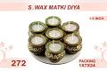 Small Wax Matki Diya 7pc 1.5inch #272 Small Wax Matki Diya 7pc 1.5inch #272