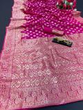 Saree Pink Banarsi Silk Finish Kanjiviram Saris Shieno Sarees #5481893 Saree Pink Banarsi Silk Finish Kanjiviram Saris Shieno Sarees #5481893
