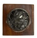 Sizzler Plate/Tray with Wooden Base in Square Shape - 8 x 8"