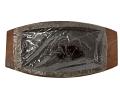 Sizzler Plate/Tray with Wooden Base in Rectangle Shape - 15 x 8"