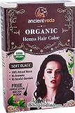 Ancient Veda Organic Henna Hair Color - Soft Black 150 gms Ancient Veda Organic Henna Hair Color - Soft Black 150 gms