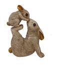 Adorable White Rabbit Parent-Child Statue for Home Decor Adorable White Rabbit Parent-Child Statue for Home Decor