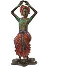 Handcrafted Rot Metal Classical Indian Dancer Showpiece for Elegant Home De