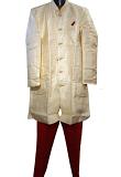 Traditional Indian Sherwani for Men - Elegant Cream (S to 3XL)