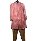 Traditional Indian Sherwani for Men - Pink (S to 3XL)