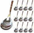12 Pcs Copper Stainless Steel Round Serving Spoons for Home/Restaurants 8" 12 Pcs Copper Stainless Steel Round Serving Spoons for Home/Restaurants 8"