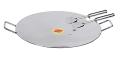 Large 22" Stainless Steel Tikki / Paw Bhaji Tava w/ Handles & 1 Palta Large 22" Stainless Steel Tikki / Paw Bhaji Tava w/ Handles & 1 Palta