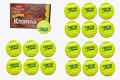 Khanna Heavy Hard Tennis Balls for Cricket - 18 Cricket Balls