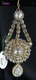 Stone Work Side Tikka Passa Jhoomar, Customary Forehead Jewelry #5883
