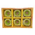 Decorative Fancy Diwali Diyas - pack of 6 (C139)
