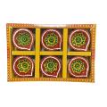 Decorative Fancy Diyas for Diwali / Puja - pack of 6 (C141)