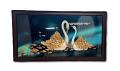 Beautiful Wooden Fiber Acrylic Wall Piece of Swan # 1 - 26 x 14.10"
