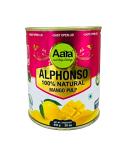 Aara Alphonso 100% Natural Mango Pulp (No Sugar Added) - 850gm