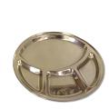 Stainless Steel Round 4 Compartment Thali - 13"