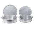 Aluminum Biryani Cooking Handi / Lagan / Brazier 23" & 25" w/ Lid (2 Pack)