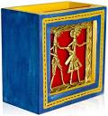 Ethnic Penstand With Dhokra Brass Work