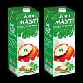 Amul Masti Buttermilk (Chaas) - 1L x 2 Pack | Refreshing Indian Beverage | Ready to Drink