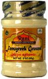 Rani Fenugreek (Methi) Seeds Ground Powder 3oz (85g) Trigonella foenum graecum | Gluten Free | Non-GMO (used in cooking & Ayurvedic spice) 