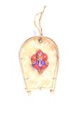 Handcrafted Cute Terracotta Ganesha Bamboo Wall Hangings Handcrafted Cute Terracotta Ganesha Bamboo Wall Hangings