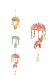 Decorative Basket Elephant Hanging (Single) Decorative Basket Elephant Hanging (Single)