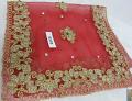 Mata Ki Chunari 6370 Red & Gold Chunni Dupatta for Pooja #6370