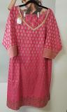 Suit 6381908 Pink Rayon Salwar Kameez Dupatta 3 Pieces XL48 Size Suit