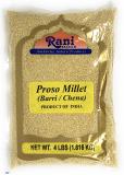 Rani Proso Millet (Panicum Millaceum) Whole Ancient Grain Seeds 4 Pound, 4lbs (64oz) ~ All Natural | Gluten Free Ingredients | NON-GMO | Vegan | Indian Origin | Barri / Chena / Variga / Baragu
