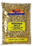 Rani Moong Split (Split Mung Beans \w skin) Lentils Indian 4lb (64oz) ~ All Natural | Gluten Free Ingredients | NON-GMO | Vegan…