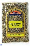 Rani Panch Puran (5 Spice) 7oz (200g) ~ All Natural | Vegan | Gluten Free Ingredients | NON-GMO | Indian Origin (Equal Blend of Fenugreek, Mustard, Kallonji, Fennel and Cumin)