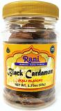Rani Black Cardamom Pods (Kali Elachi) Whole Indian Spice 1.75oz (50g) Pet Jar ~ Natural | Vegan | Gluten Free Ingredients | NON-GMO | Indian Origin ~ Smokey | Tsaoko | Cao Guo | Bach Dan Khau | Badi