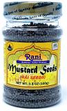 Rani Black Mustard Seeds Whole Spice (Rai Sarson) Jar 3.5oz (100g) All Natural ~ Gluten Free Ingredients | NON-GMO | Vegan | Indian Origin