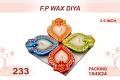 F.P. Wax Diya 4pc 3.5inch #233 F.P. Wax Diya 4pc 3.5inch #233