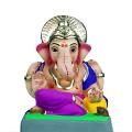 Eco-Friendly Clay Ganesh Idol 6 Inches for Visarjan (EF01) Eco-Friendly Clay Ganesh Idol 6 Inches for Visarjan (EF01)