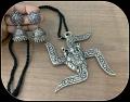 Ganesha Swastik Big Pendant with Large Sized Jhumkas!!! Ganesha Swastik Big Pendant with Large Sized Jhumkas!!!