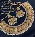 Very Grand Party Wear BRoad necklace with Big Earrings!!!!! Very Grand Party Wear BRoad necklace with Big Earrings!!!!!