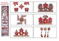 6 Pcs Assorted Design Diwali Decor Ornaments