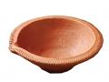24 pcs Wholesale Traditional Large 5" Diwali Clay Mitti Diya