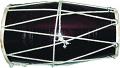 Traditional Rope Tuned Dholak / Drum Musical Instrument w/ Case