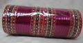 Traditional Pink Gold Indian Bangles Full Set 60 Pcs