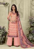 Unstitched Indian Pakistani Printed Palazzo Salwar Kameez 1007 Unstitched Indian Pakistani Printed Palazzo Salwar Kameez 1007