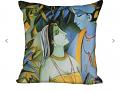 Radha Krishna Cushion Cover Radha Krishna Cushion Cover