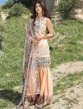 Pleasing Peach Heavy Plazzo Garara Anarkali Salwar Kameez Suit (Unstitched) Pleasing Peach Heavy Plazzo Garara Anarkali Salwar Kameez Suit (Unstitched)