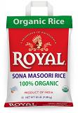 Royal Organic Sonamasuri Rice 20 lbs Royal Organic Sonamasuri Rice 20 lbs