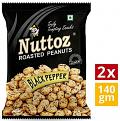 Nuttoz Roasted Peanuts Black Pepper 140gms