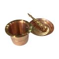 Copper Pancha Patro Set