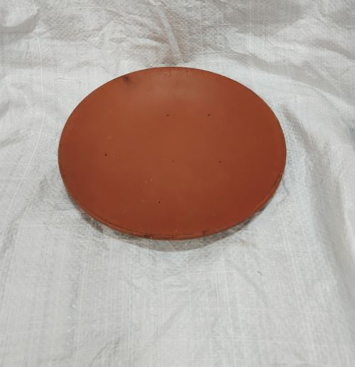 Natural Brown Earthen Clay Tawa - 9" Diameter Natural Brown Earthen Clay Tawa - 9" Diameter