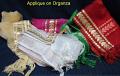 Traditional Solid Organza Dupatta Chunni Stole #8095