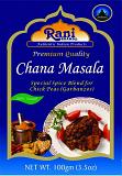 Rani Chana Masala (Garbanzo Curry 15-Spice Blend) 3.5oz (100g) ~ All Natural | Vegan | No Colors | Gluten Friendly Ingredients | NON-GMO | Indian Origin